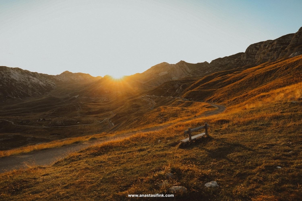 Sedlo Pass road in Durmitor