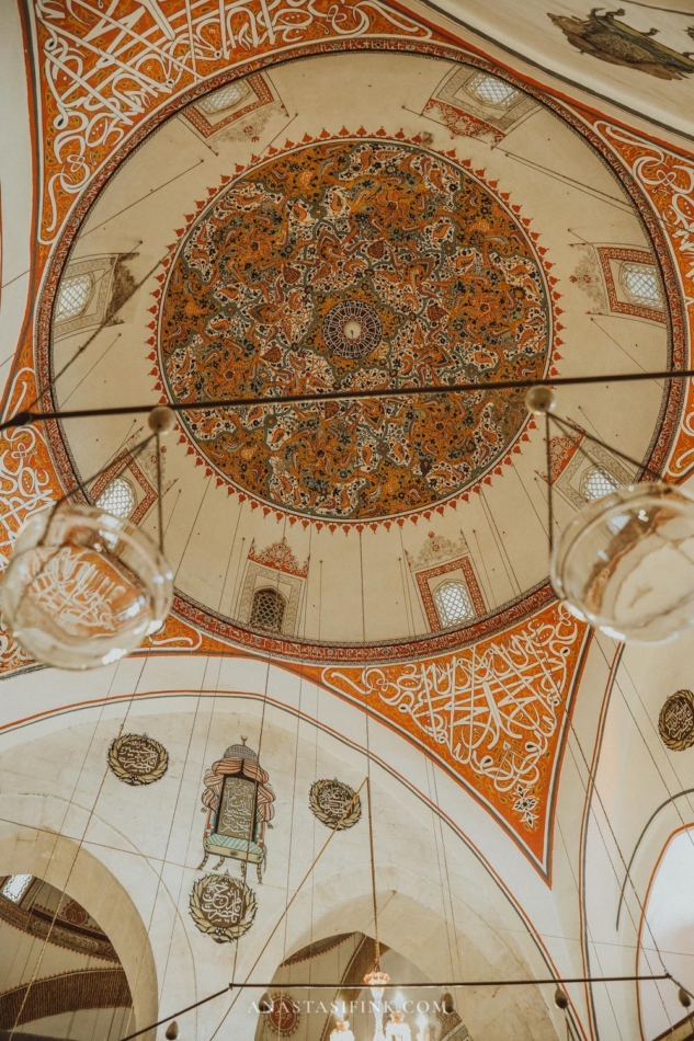 Dome in Rumi's Tomb – Mausoleum of Rumi