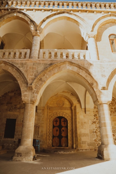 Architectural arches in Mardin's old town.