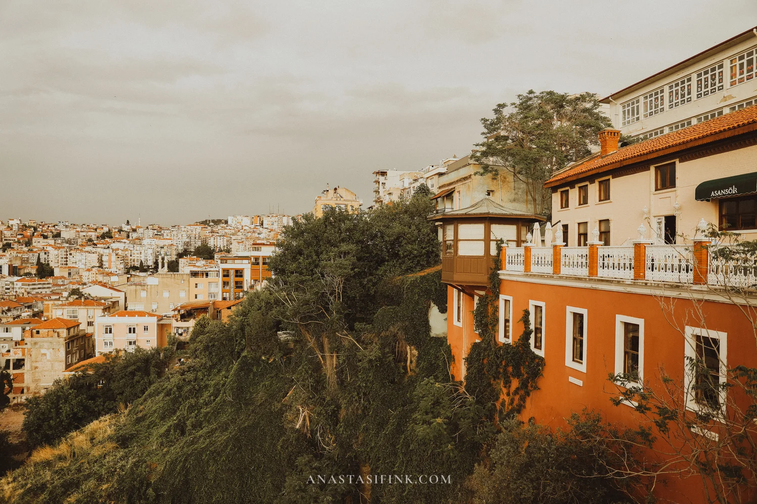 Asansör restaurant — book ahead, especially for dinner