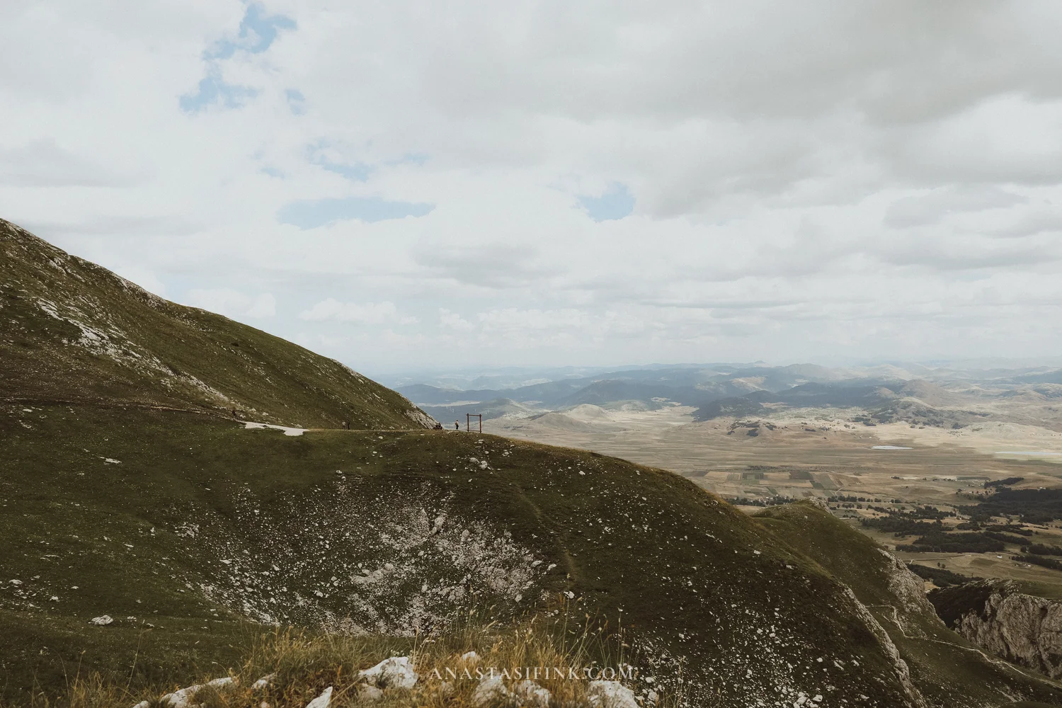 View down onto the Zabljak plateau from the Savin Kuk cable car, Durmitor